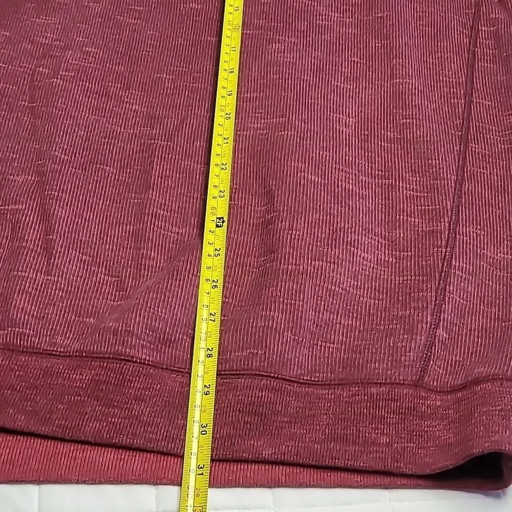 Tommy Bahama Mens XXL Half Zip Pullover Sweater Red Embroidered Logo Casual